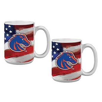 Boise State Broncos Two-Pack 15oz. Americana Mug Set