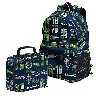 Outerstuff Seattle Seahawks Backpack and Lunchbox Set