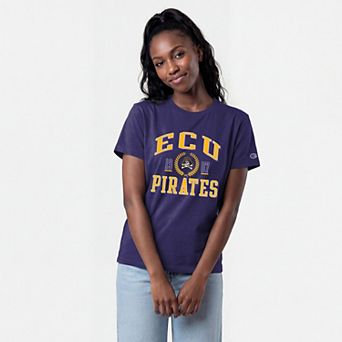Women's Champion Purple ECU Pirates Lifestyle T-Shirt