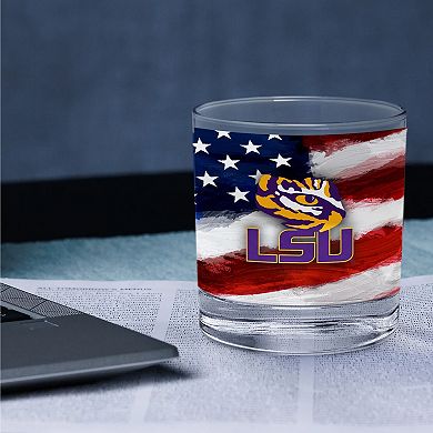 LSU Tigers Two-Pack 14oz. Americana Rocks Glass Set