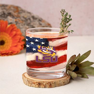LSU Tigers Two-Pack 14oz. Americana Rocks Glass Set