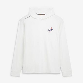 Men's Greatness Wins White Los Angeles Dodgers Core Tech Lightweight Hoodie