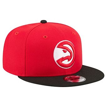 Men's New Era Red Atlanta Hawks Two-Tone 9FIFTY Snapback Hat