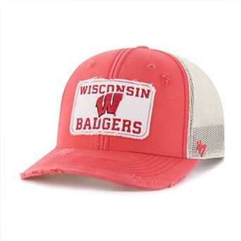 Unisex '47 Red Wisconsin Badgers Egremont Well-Worn Adjustable Trucker Hat
