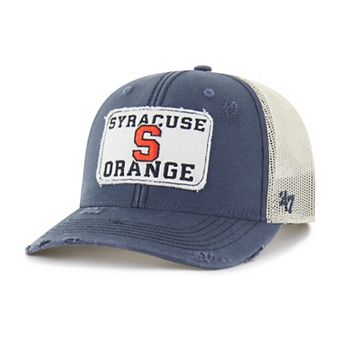 Unisex '47 Navy Syracuse Orange Egremont Well-Worn Adjustable Trucker Hat