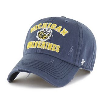 Unisex '47 Navy Michigan Wolverines Well-Worn Seymore Clean Up Adjustable Hat