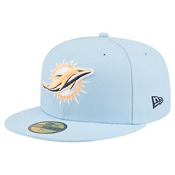 Men's New Era Coastal Blue Miami Dolphins 59FIFTY Fitted Hat