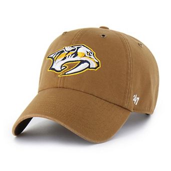 Men's Carhartt x '47 Brown Nashville Predators Clean Up Adjustable Hat