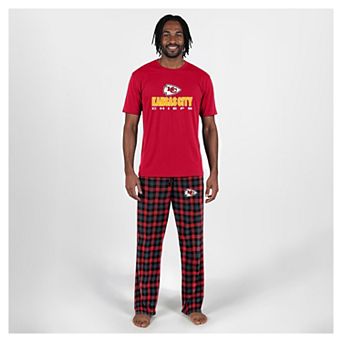 Men's Concepts Sport Red Kansas City Chiefs Big & Tall Highland Sleep Set