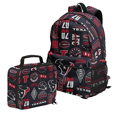Outerstuff Houston Texans Backpack and Lunchbox Set