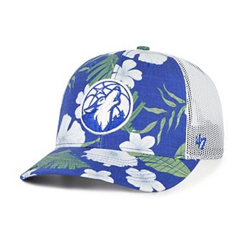Men's '47 Blue Minnesota Timberwolves Beach Side Trucker Adjustable Hat
