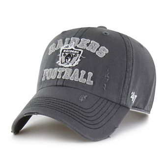 Men's '47 Charcoal Las Vegas Raiders Seymoore Clean Up Adjustable Hat