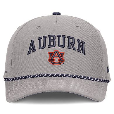 Unisex Nike Gray Auburn Tigers Primetime Rise Rope Adjustable Hat
