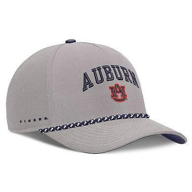 Unisex Nike Gray Auburn Tigers Primetime Rise Rope Adjustable Hat