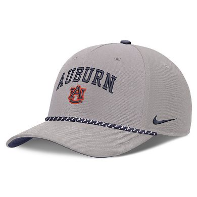 Unisex Nike Gray Auburn Tigers Primetime Rise Rope Adjustable Hat