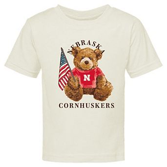 Infant Cream Nebraska Huskers All-American Teddi T-Shirt