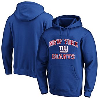 Men's Fanatics Royal New York Giants Big & Tall Heart & Soul Hoodie