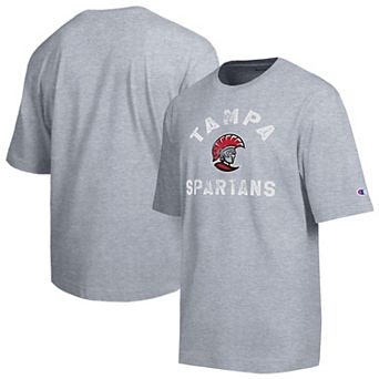 Men's Champion Heather Gray Tampa Spartans Weathered Team T-Shirt