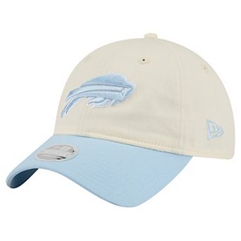 Women's New Era Cream/Coastal Blue Buffalo Bills 9TWENTY Adjustable Hat