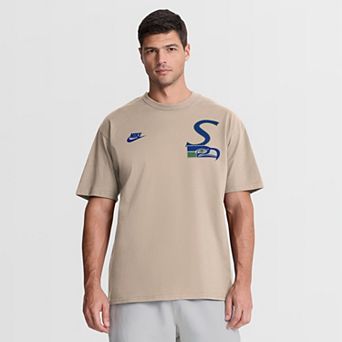 Men's Nike Sand Seattle Seahawks Night Primary Max90 T-Shirt