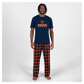 Men's Concepts Sport Navy Chicago Bears Big & Tall Highland Sleep Set
