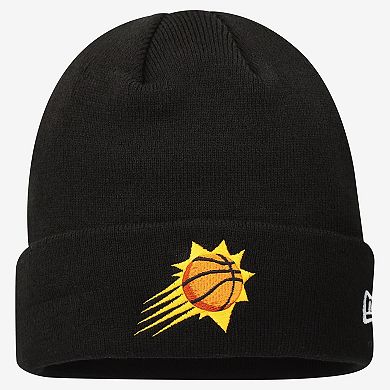 Men's New Era Black Phoenix Suns OTC Cuffed Knit Hat
