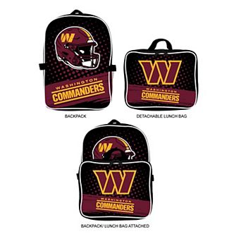 MOJO Washington Commanders Backpack & Lunch Box 2 pc Set