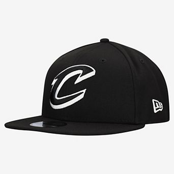 Men's New Era Black Cleveland Cavaliers Team 9FIFTY Snapback Hat