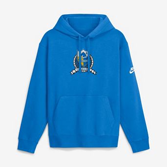Men's Nike Powder Blue Los Angeles Chargers Short Pass Rewind Club Fleece Hoodie