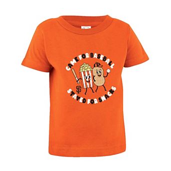 Infant Soft as a Grape Orange San Francisco Giants Snack T-Shirt