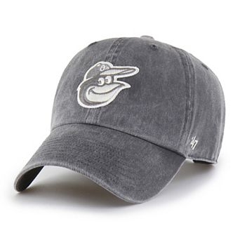 Men's '47 Charcoal Baltimore Orioles Pigment Clean Up Adjustable Hat