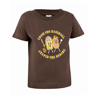Infant Soft as a Grape Brown San Diego Padres Snack T-Shirt