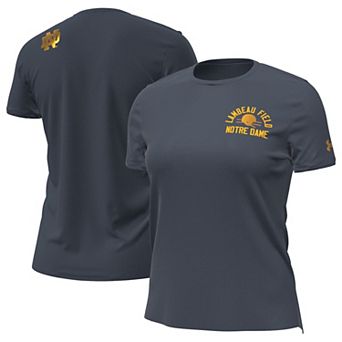 Women's Under Armour Navy Notre Dame Fighting Irish 2026 Shamrock Series Vanish T-Shirt
