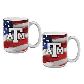 Texas A&M Aggies Two-Pack 15oz. Americana Mug Set