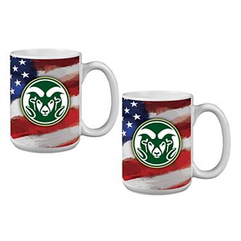 Colorado State Rams Two-Pack 15oz. Americana Mug Set