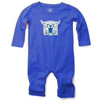 Infant Wes & Willy Royal Kentucky Wildcats Long Sleeve Romper