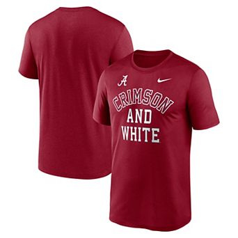 Men's Nike Crimson Alabama Crimson Tide Primetime Arch Mantra Legend Dri-FIT T-Shirt