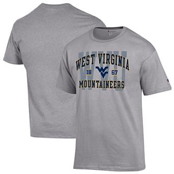 Men's Champion Heather Gray West Virginia Mountaineers Varsity T-Shirt