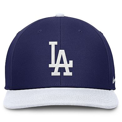 Men's Nike Royal/White Los Angeles Dodgers Pro Dri-FIT Snapback Hat
