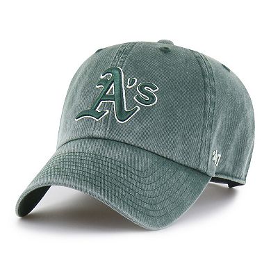 Men's '47 Green Athletics Pigment Clean Up Adjustable Hat