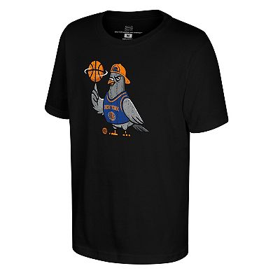 Youth Stadium Essentials Black New York Knicks T-Shirt