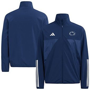Men's adidas Navy Penn State Nittany Lions House Of Tiro Full-Zip Woven Track Top