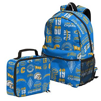 Outerstuff Los Angeles Chargers Backpack and Lunchbox Set