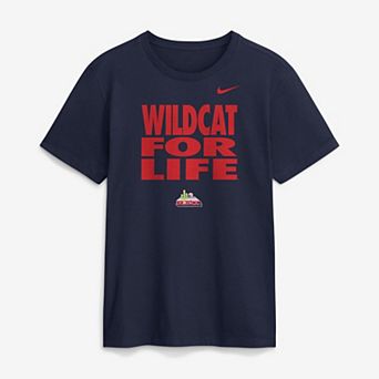 Men's Nike Navy Arizona Wildcats 2026 Sideline Dri-FIT Slogan T-Shirt