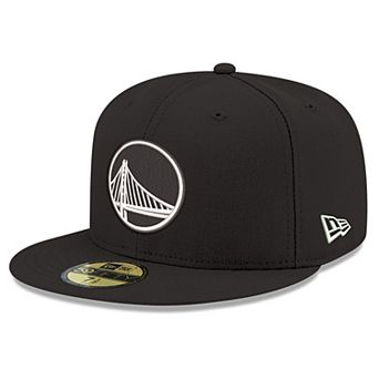 Men's New Era Black Golden State Warriors 59FIFTY Fitted Hat