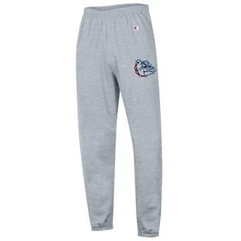 Men's Champion Heather Gray Gonzaga Bulldogs Powerblend Fleece Team Sweatpants