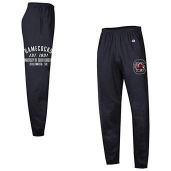 Men's Champion Black South Carolina Gamecocks Powerblend Banded Fleece Sweatpants