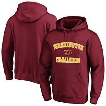Men's Fanatics Burgundy Washington Commanders Big & Tall Heart & Soul Hoodie