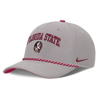 Unisex Nike Gray Florida State Seminoles Primetime Rise Rope Adjustable Hat