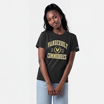 Women's Champion Black Vanderbilt Commodores Lifestyle T-Shirt